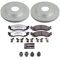Power Stop 06-10 Ford Explorer Front Z36 Coated Truck & Tow Brake Kit