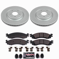 Power Stop 2010 Ford Taurus Front Z23 Coated Brake Kit