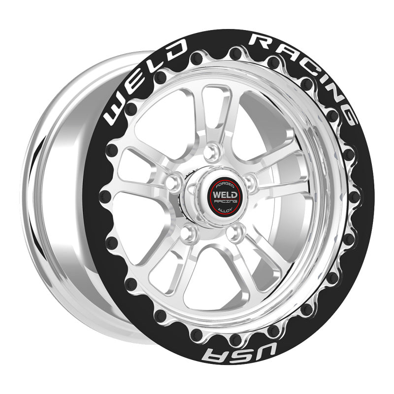 Weld S70 RT-S 17x11in / 5x115 BP / 6.2in. BS - Polished Center - Polished Shell Wheel