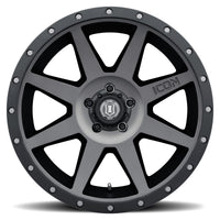ICON Rebound 20x9 / 6x5.5 / 16mm / 5.625in BS Titanium Wheel