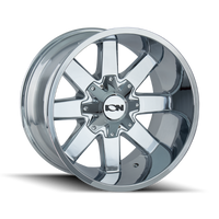 ION 141 20x9 / 8x165.1 BP / 0mm Offset / 130.8mm Hub Chrome Wheel