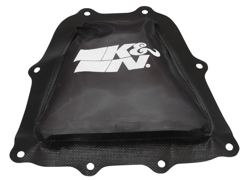 K&N Drycharger Wrap Black 7.313in L 7.25in W 1.313in H