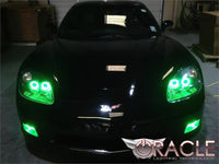 Oracle 05-13 Chevrolet Corvette C6 LED Fog Light Halo Kit - Red