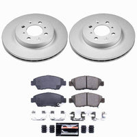 Power Stop 93-95 Honda Civic Front Z23 Coated Brake Kit