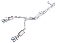 AWE 2021+ Chevy Suburban/GM Yukon XL 6.2L 0FG Edition Cat Back Exhaust - Quad Chrome Silver Tips