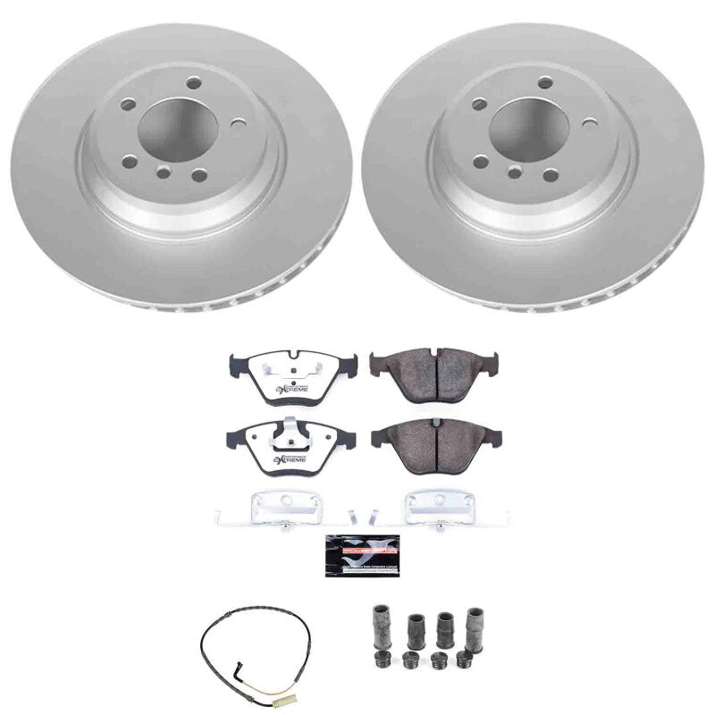 Power Stop 09-10 BMW 335i xDrive Front Z26 Coated Brake Kit