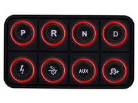 AEM EV 8 Button Keypad CAN Based Programmable Backlighting
