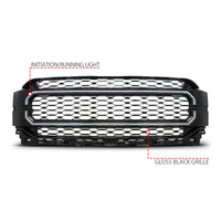 ANZO 21-23 Ford F150 Black Housing Full LED Light Tube Front Grille