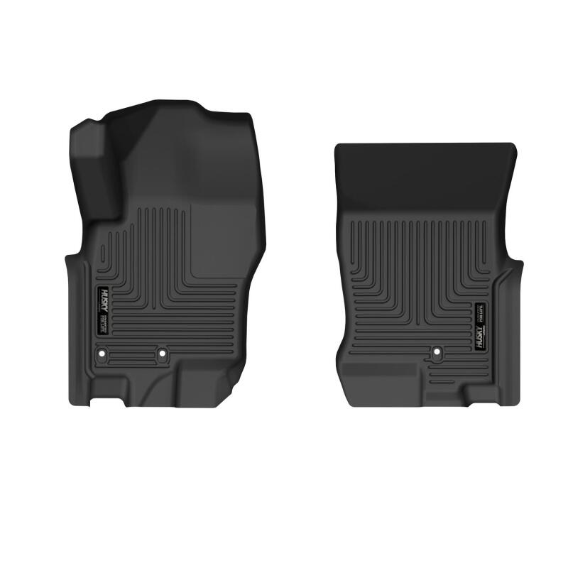 Husky Liners 08-21 Nissan Frontier Crew/Extended Cab X-Act Contour Front Floor Liner - Black