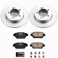 Power Stop 90-94 Eagle Talon Rear Z23 Coated Brake Kit