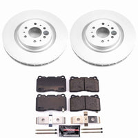 Power Stop 04-07 Cadillac CTS Front Z23 Coated Brake Kit
