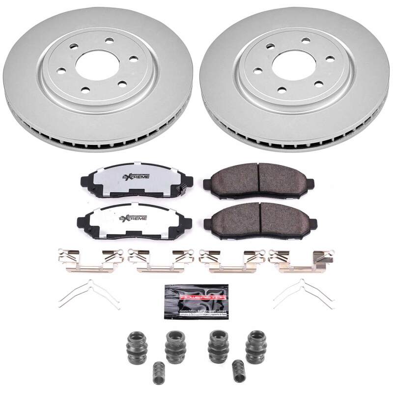 Power Stop 05-15 Nissan Frontier Front Z36 Coated Truck & Tow Brake Kit