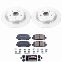 Power Stop 15-20 Acura TLX Rear Z23 Coated Brake Kit