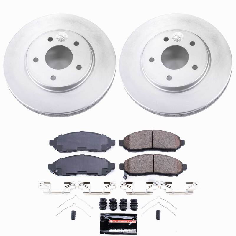 Power Stop 15-18 Chevrolet City Express Front Z23 Coated Brake Kit