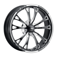 Weld V-Series 1-Piece 17x4.5 / 5x4.5 BP / 2.2in. BS Gloss Black Milled Wheel