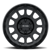 Method MR305 NV 18x9 18mm Offset 8x170 130.81mm CB Matte Black/Gloss Black Lip Wheel