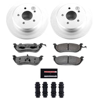 Power Stop 96-02 Ford Crown Victoria Rear Z36 Coated Truck & Tow Brake Kit