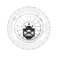 Body Armor 4x4 16-23 Toyota Tacoma/10-24 4Runner Pro Series II Tire Carrier W/ License Plate Holder