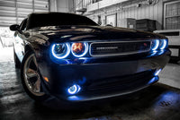 Oracle 08-14 Dodge Challenger LED Fog Light Halo Kit - Amber