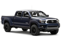 Raxiom 12-15 Toyota Tacoma Axial Series Projector Headlights w/ LED Bar- Blk Housing (Clear Lens)