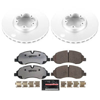 Power Stop 15-19 Ford Transit-150 Front Z36 Coated Truck & Tow Brake Kit