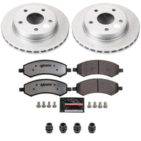 Power Stop 05-10 Dodge Dakota Front Z36 Coated Truck & Tow Brake Kit