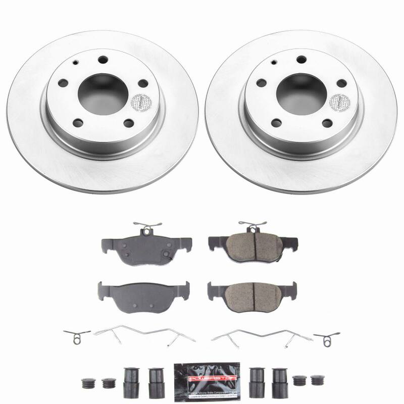 Power Stop 19-25 Mazda 3 Rear Z23 Coated Brake Kit