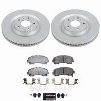 Power Stop 19-25 Infiniti QX50 Front Z23 Coated Brake Kit