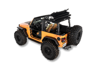 Bestop Trektop Glide Slantback for 18+ Jeep Wrangler JL (Black Diamond)