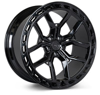 Vossen X Urban Forged UVX - 22x10.5 - ET32 - 5x120 - 72.6 - GB - Gloss Black - Defender Front