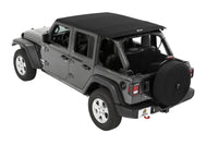 Bestop 18-26 Jeep Wrangler JL 4-Door Trektop (Premium Black Twill)
