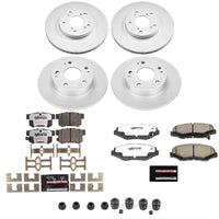 Power Stop 03-07 Honda Accord Front and Rear Z26 Coated Brake Kit