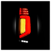 Spyder 05-21 Nissan Frontier Clear Light Bar LED Tail Lights - Black (ALT-YD-NF05AP-GR-LED-BK)