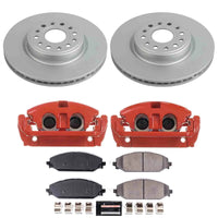 Power Stop 19-24 Ram 1500 Front Z23 Coated Kit w/Powder Coated Calipers