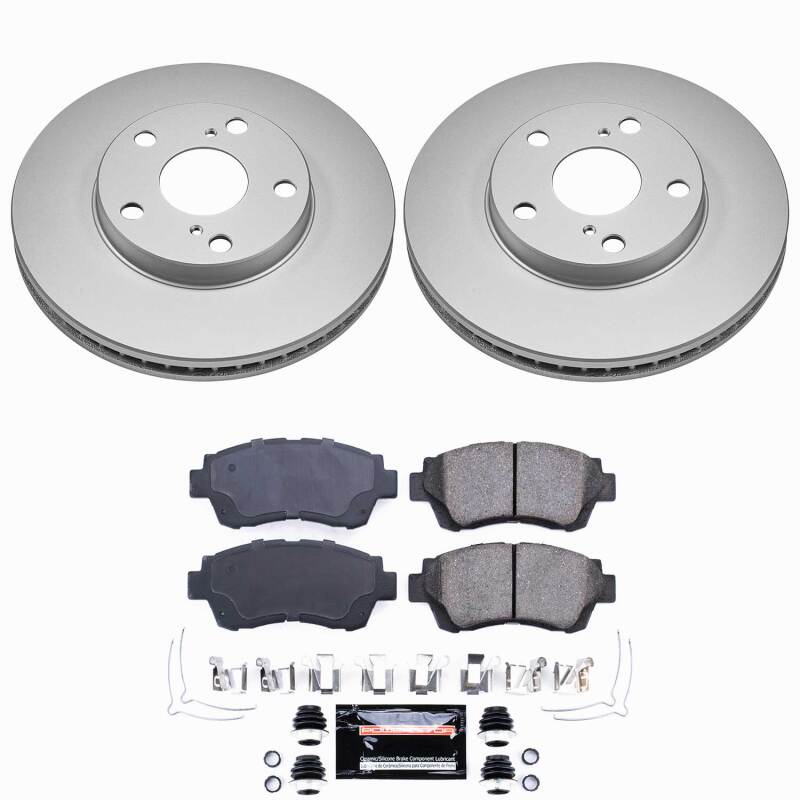 Power Stop 92-96 Lexus ES300 Front Z23 Coated Brake Kit