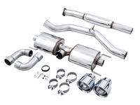 AWE Tuning Subaru BRZ/ Toyota GR86/ Toyota 86 Touring Edition Cat-Back Exhaust- Chrome Silver Tips