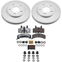 Power Stop 90-93 Cadillac Commercial Chassis Front Z36 Coated Truck & Tow Brake Kit