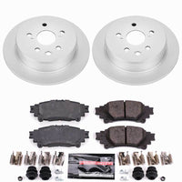 Power Stop 14-15 Lexus IS250 Rear Z23 Coated Brake Kit