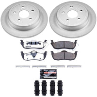 Power Stop 06-10 Jeep Commander Rear Z36 Coated Truck & Tow Brake Kit