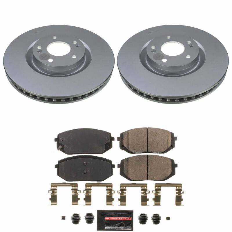 Power Stop 22-26 Hyundai Tucson Front Z23 Coated Brake Kit