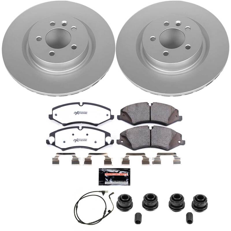 Power Stop 10-13 Land Rover Range Rover Sport Front Z36 Coated Truck & Tow Brake Kit