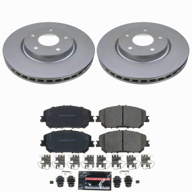 Power Stop 21-24 Nissan Rogue Front Z23 Coated Brake Kit