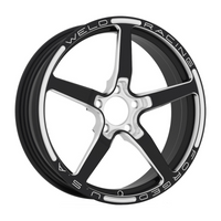 Weld Alumastar 2.0 18x6 / 5x4.5 BP / 3.2in. BS Gloss Black Milled Wheel