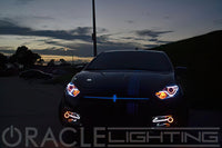Oracle 13-16 Dodge Dart Surface Mount LED Projector Fog Light Halo Kit - Red