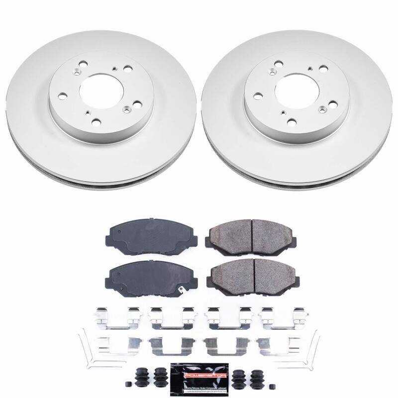 Power Stop 14-15 Acura ILX Front Z23 Coated Brake Kit