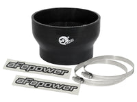 aFe Magnum FORCE Intake Coupling Kit (4-1/3 IN ID to 3-1/2 IN ID x 2-3/4 IN L) Straight Black