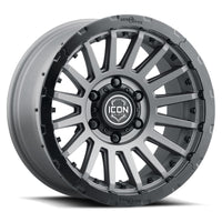 ICON Alloys Recon Pro Satin Charcoal- 18 X 9 - 6 X 135 - 6MM 5.25in BS
