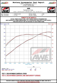 AWE Tuning 22-26 Hyundai Elantra N Track Edition Cat-Back Exhaust - Diamond Black Tips