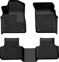 Husky Liners 18-26 Audi Q7 WeatherBeater Front & 2nd Row Floor Liners - Black