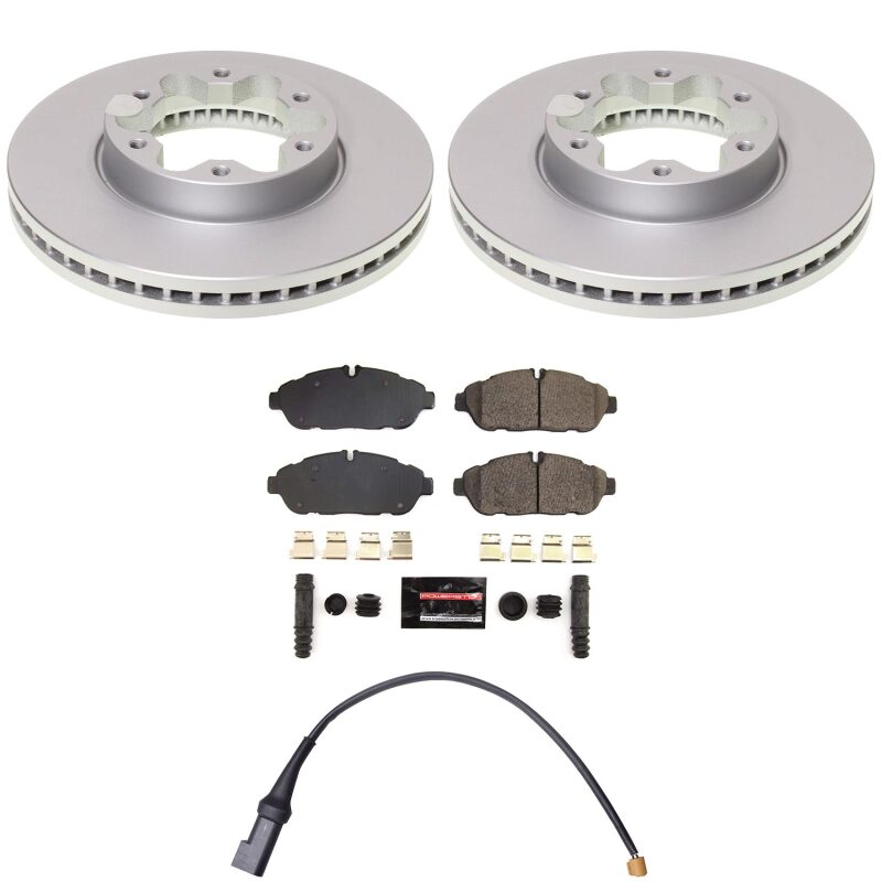 Power Stop 20-24 Ford Transit-150 Front Z23 Coated Brake Kit